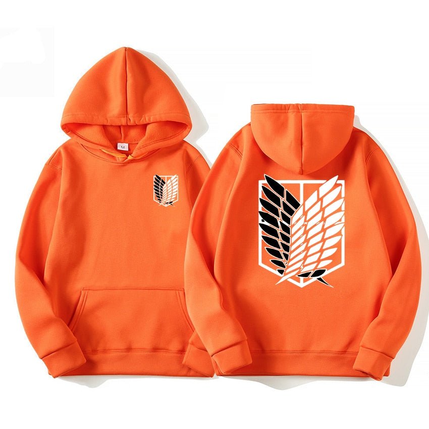 Attack on Titan fleece hoodie - Animezing