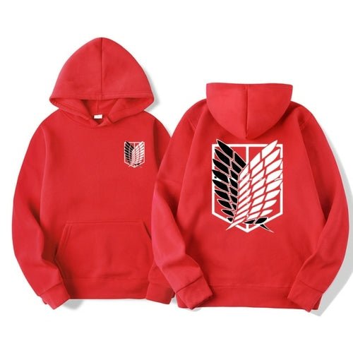 Attack on Titan fleece hoodie - Animezing