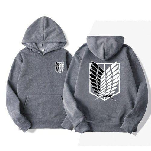 Attack on Titan fleece hoodie - Animezing