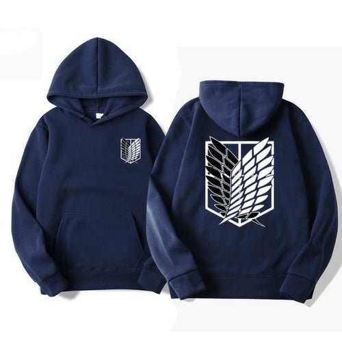 Attack on Titan fleece hoodie - Animezing