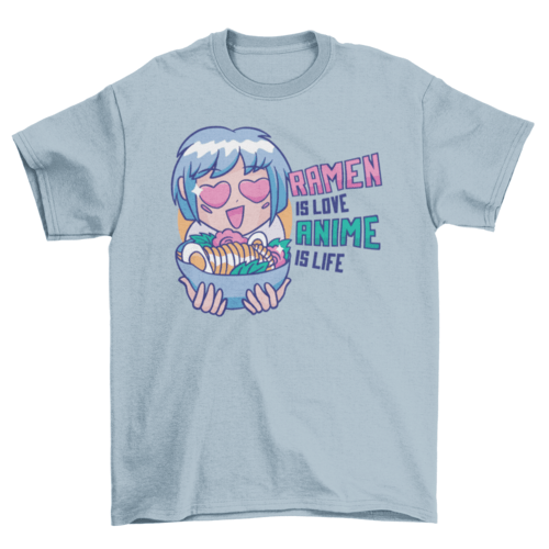 Ramen & anime T-shirt - Animezing