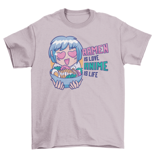 Ramen & anime T-shirt - Animezing