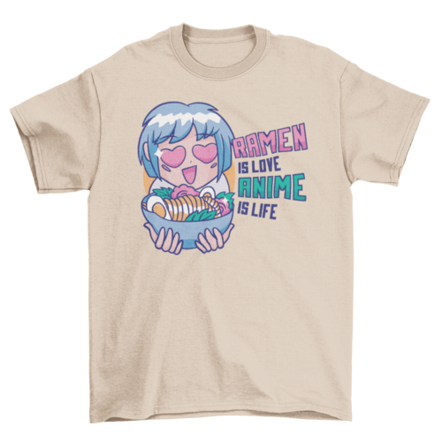 Ramen & anime T-shirt - Animezing