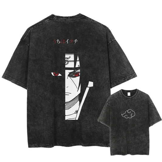 Sasuke Vintage style T-shirt - Animezing