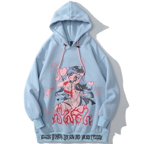 Sexy kawaii punk hoodie - Animezing