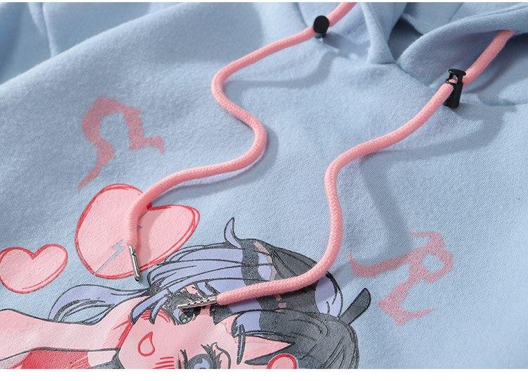 Sexy kawaii punk hoodie - Animezing
